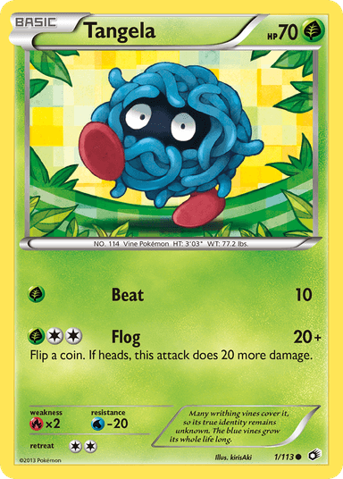 Tangela, Legendary Treasures 1