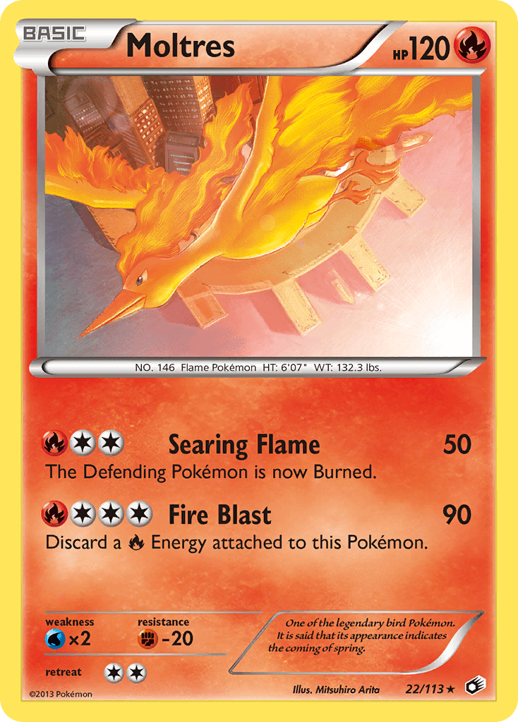 Moltres, Legendary Treasures 22