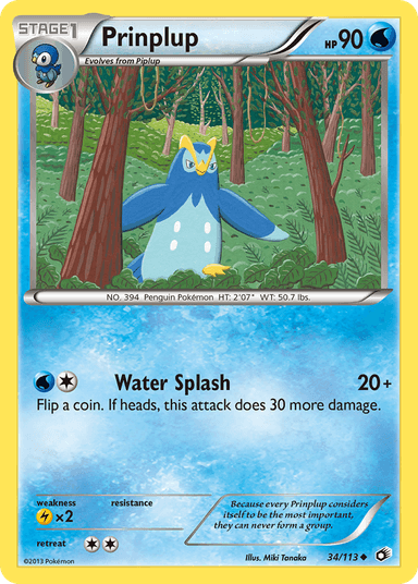Prinplup, Legendary Treasures 34