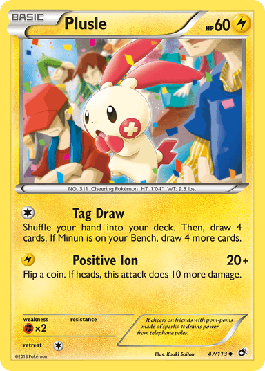 Plusle, Legendary Treasures 47