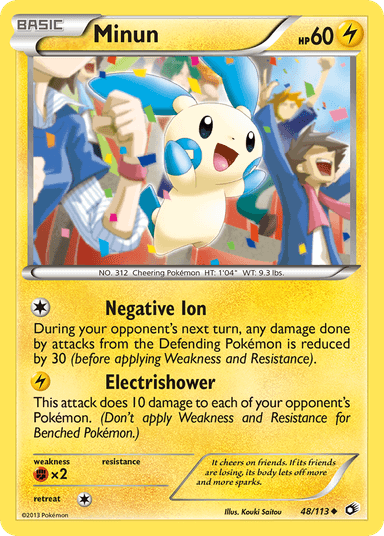Minun, Legendary Treasures 48