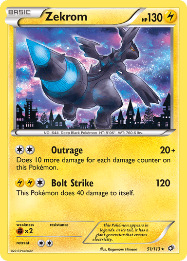 Zekrom, Legendary Treasures 51