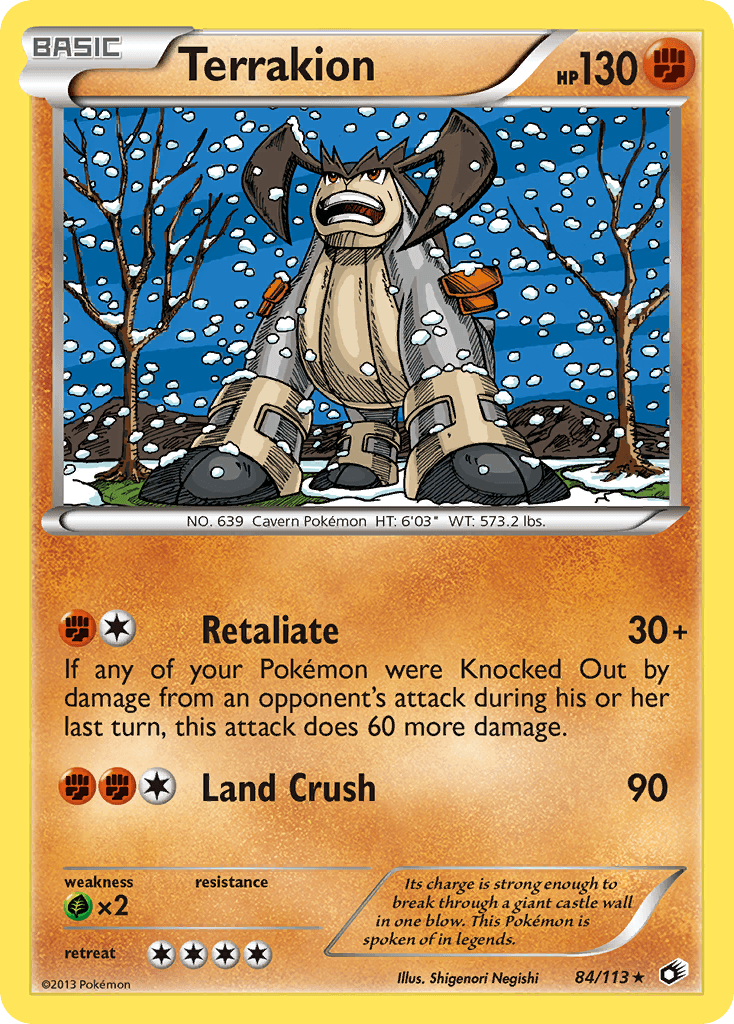 Terrakion, Legendary Treasures 84