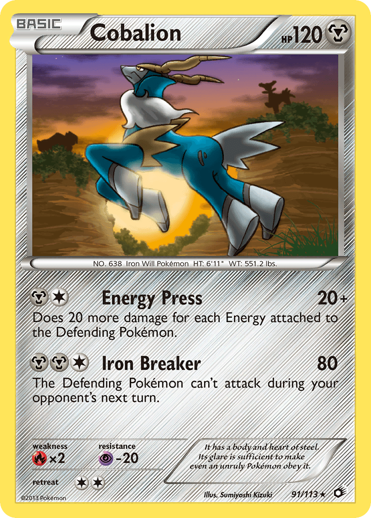 Cobalion, Legendary Treasures 91