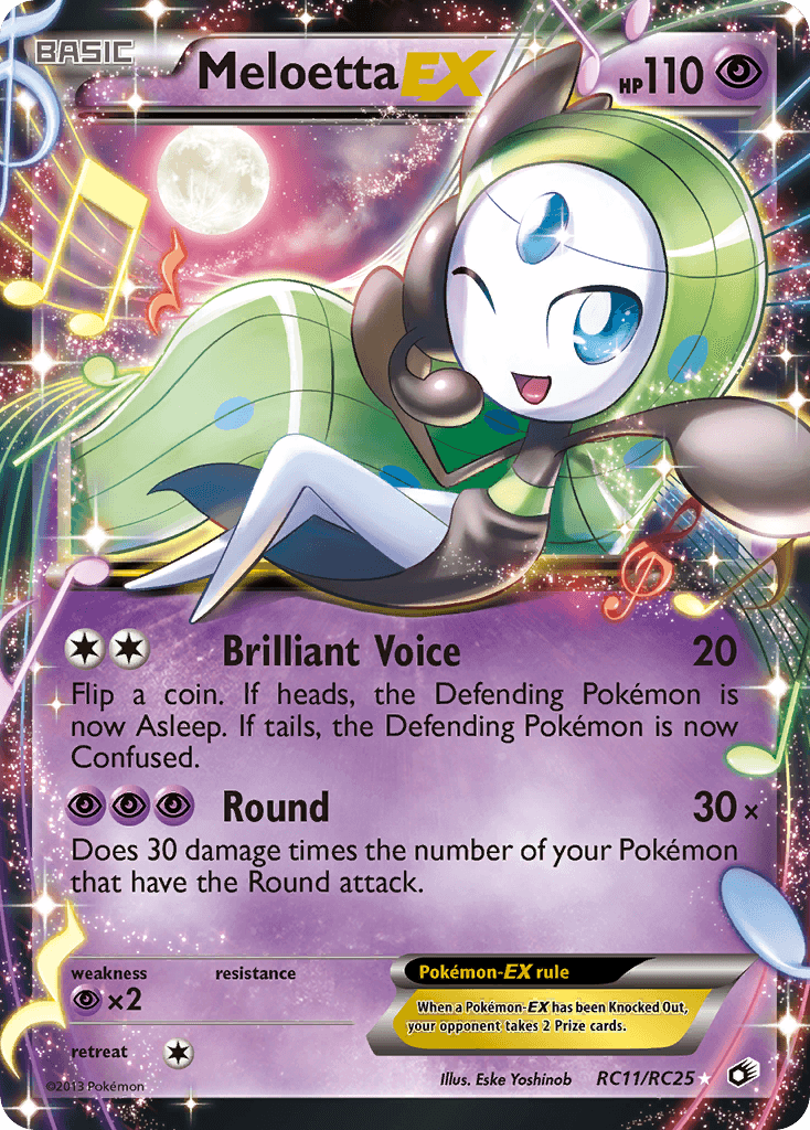 Meloetta-EX, Legendary Treasures RC11