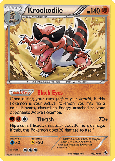 Krookodile, Emerging Powers 62