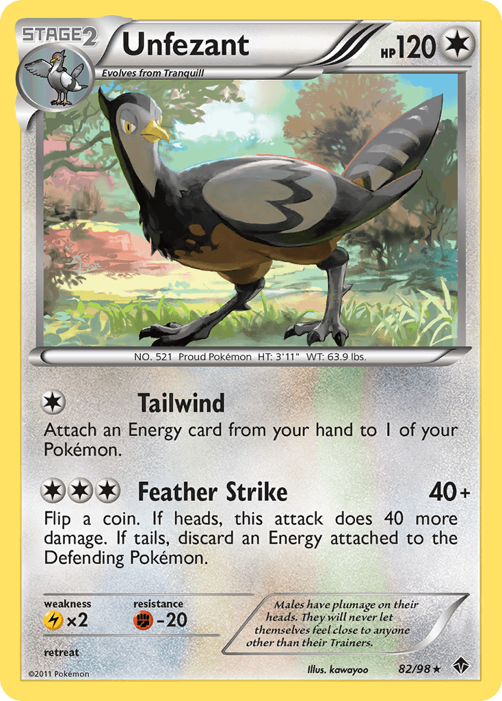 Unfezant, Emerging Powers 82