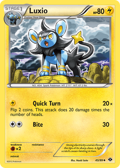 Luxio, Next Destinies 45