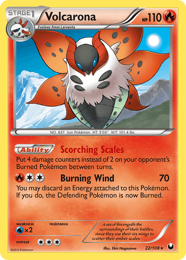 Volcarona, Dark Explorers 22