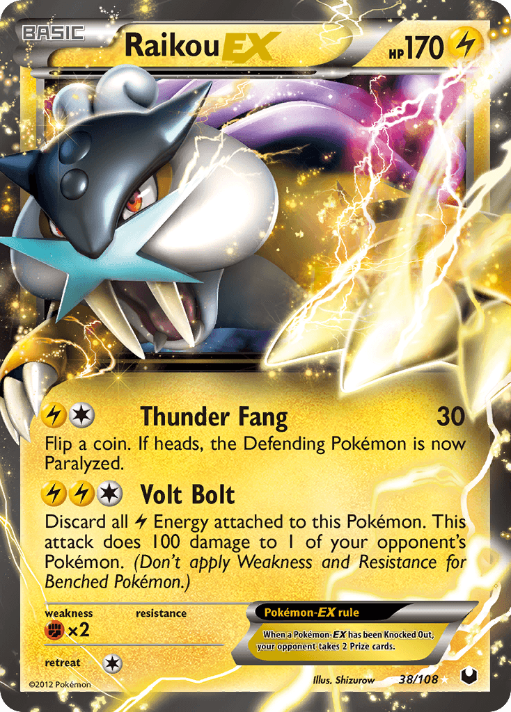 Raikou-EX, Dark Explorers 38