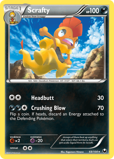 Scrafty, Dark Explorers 68