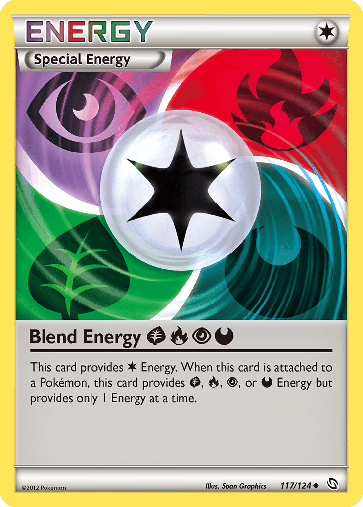 Blend Energy GrassFirePsychicDarkness, Dragons Exalted 117