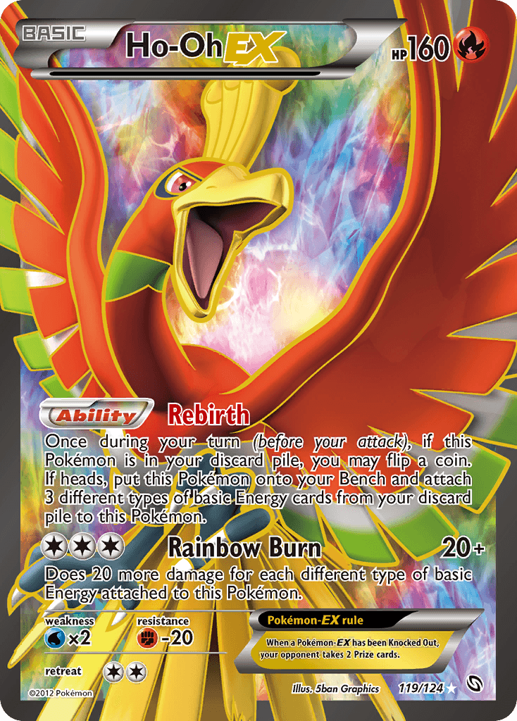 Ho-Oh-EX, Dragons Exalted 119