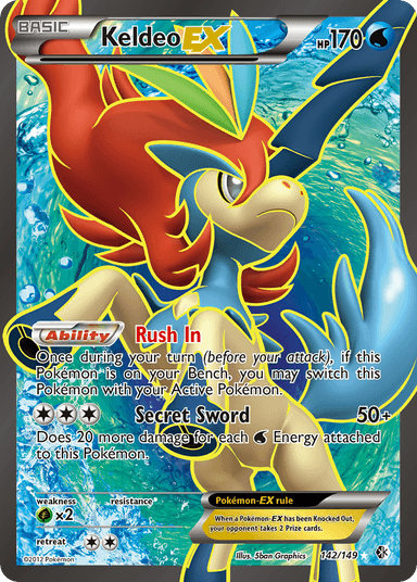 Keldeo-EX, Boundaries Crossed 142