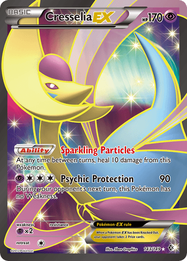 Cresselia-EX, Boundaries Crossed 143