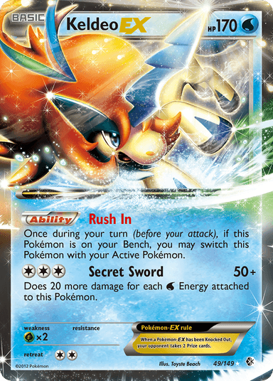 Keldeo-EX, Boundaries Crossed 49