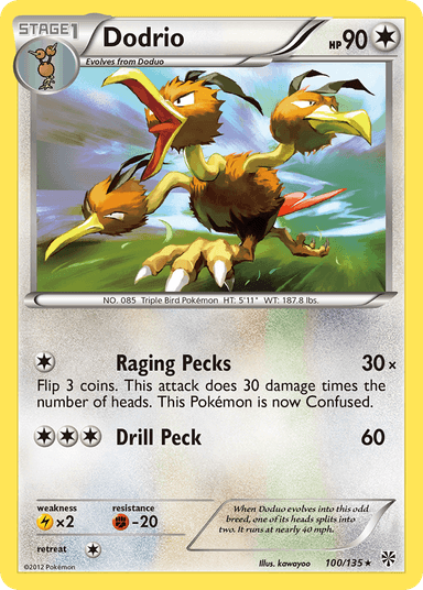 Dodrio, Plasma Storm 100