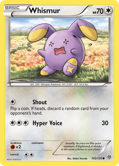 Whismur, Plasma Storm 105