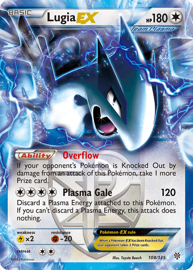 Lugia-EX, Plasma Storm 108