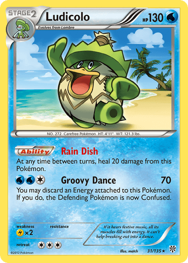 Ludicolo, Plasma Storm 31