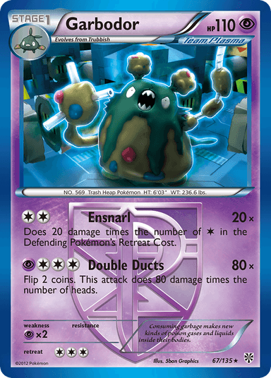 Garbodor, Plasma Storm 67