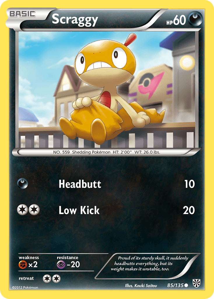 Scraggy, Plasma Storm 85