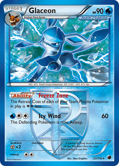 Glaceon, Plasma Freeze 23