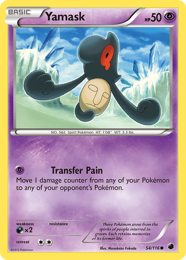 Yamask, Plasma Freeze 54
