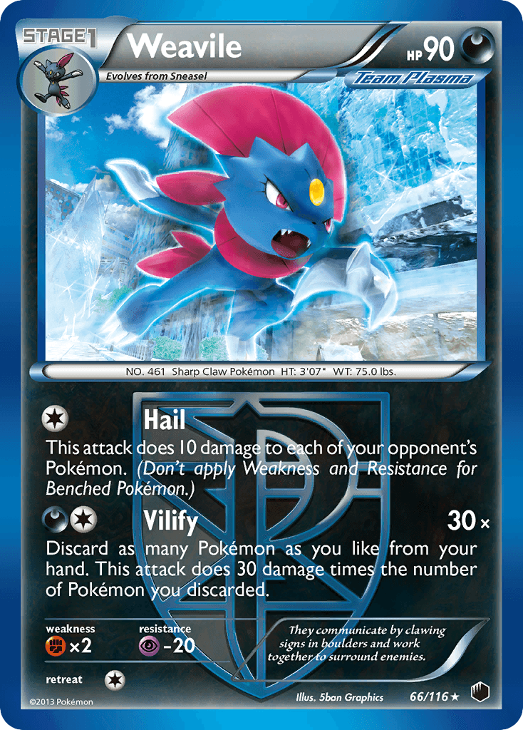 Weavile, Plasma Freeze 66