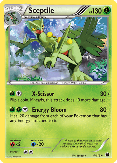 Sceptile, Plasma Freeze 8