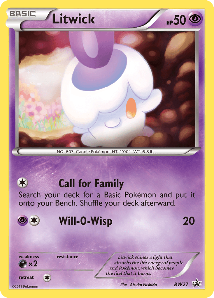 Litwick, BW Black Star Promos BW27