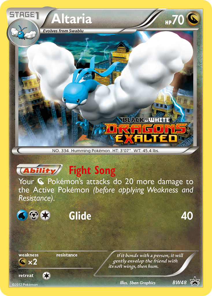 Altaria, BW Black Star Promos BW48