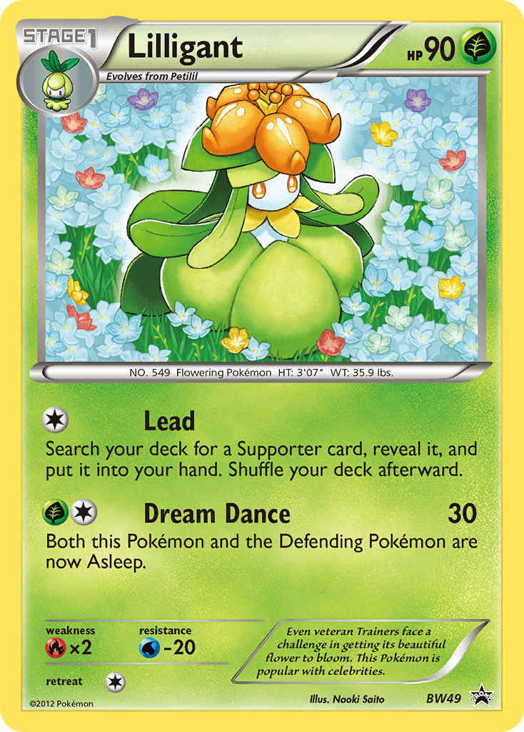 Lilligant, BW Black Star Promos BW49