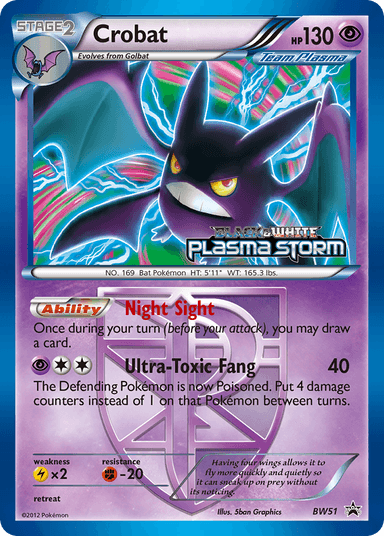 Crobat, BW Black Star Promos BW51