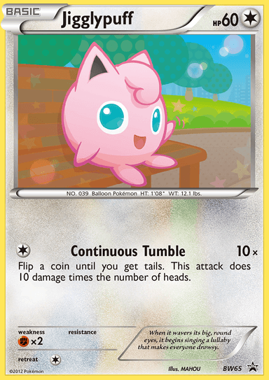 Jigglypuff, BW Black Star Promos BW65