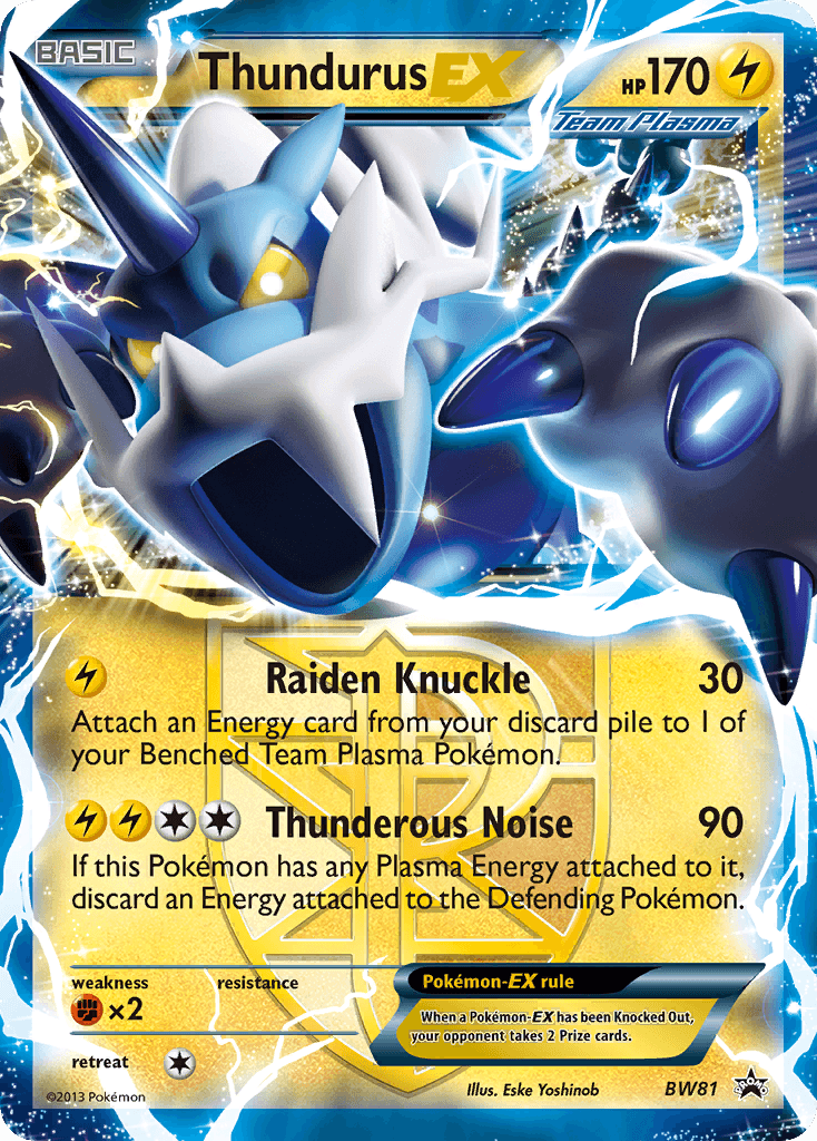 Thundurus-EX, BW Black Star Promos BW81