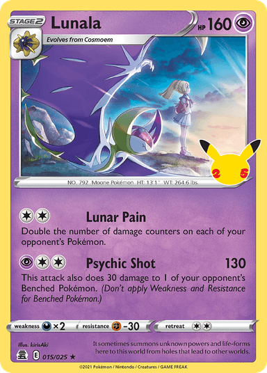 Lunala, Celebrations 15