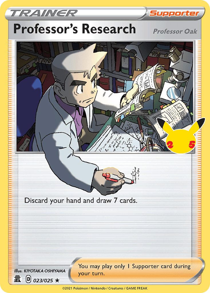 Professor's Research (Professor Oak), Celebrations 23