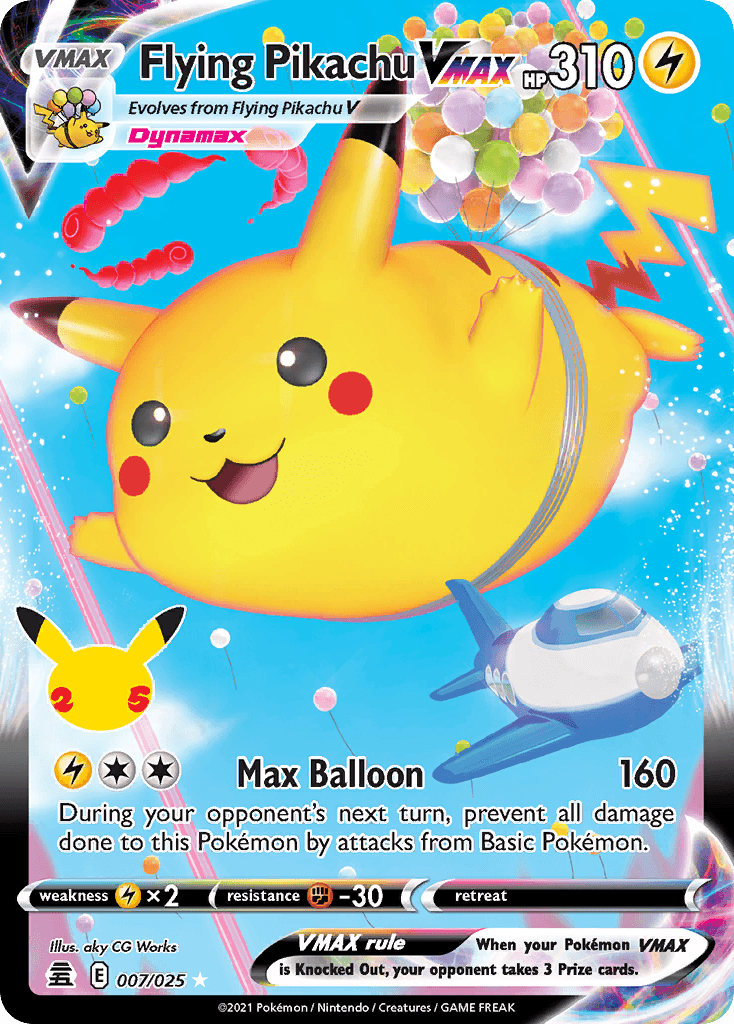 Flying Pikachu VMAX, Celebrations 7