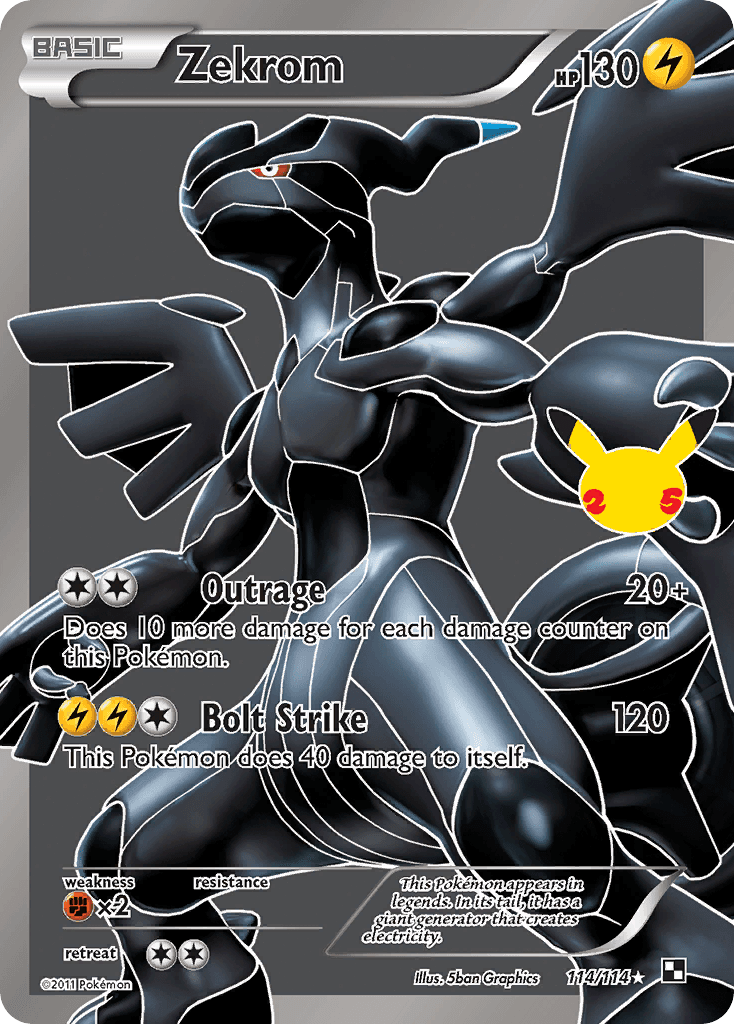 Zekrom, Celebrations: Classic Collection 114