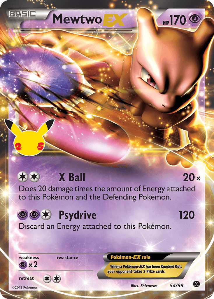 Mewtwo-EX, Celebrations: Classic Collection 54