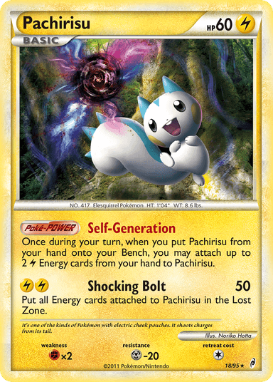 Pachirisu, Call of Legends 18