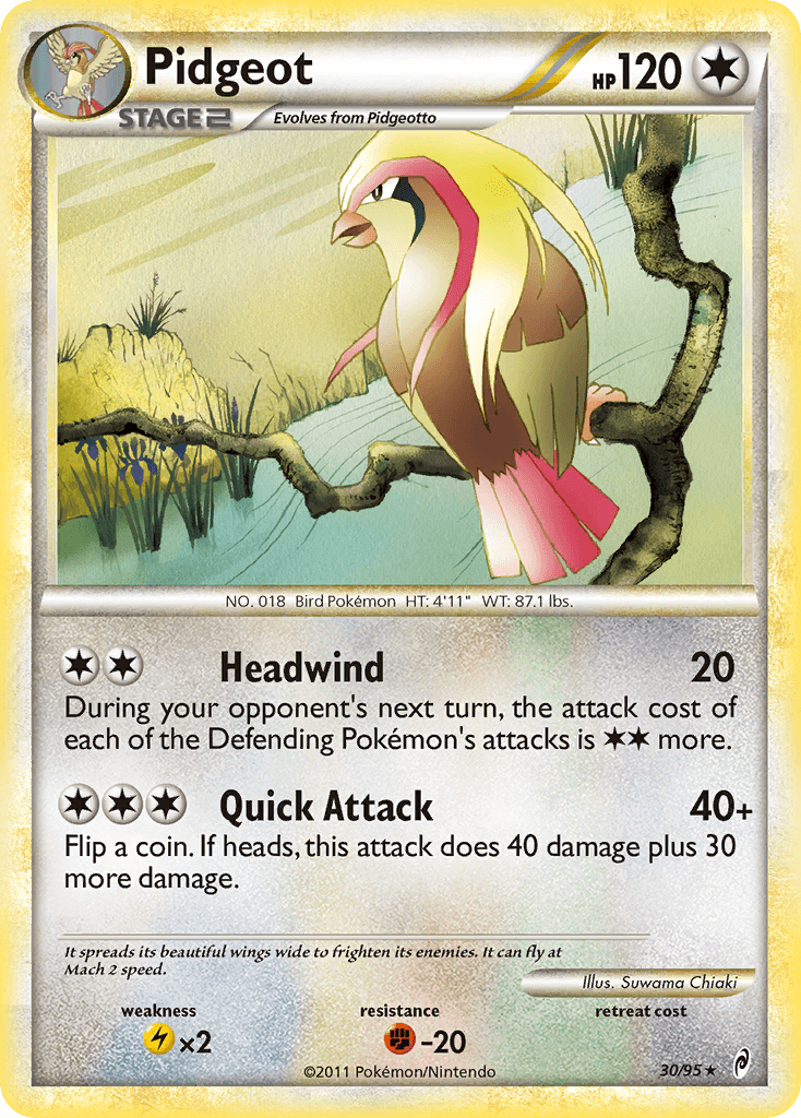 Pidgeot, Call of Legends 30