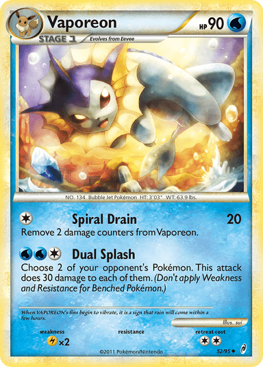 Vaporeon, Call of Legends 52