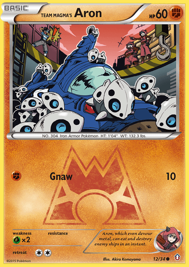 Team Magma's Aron, Double Crisis 12