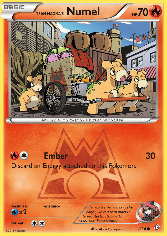 Team Magma's Numel, Double Crisis 1