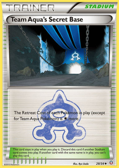 Team Aqua's Secret Base, Double Crisis 28