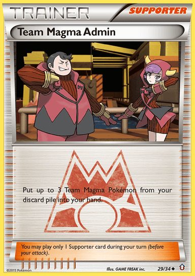 Team Magma Admin, Double Crisis 29