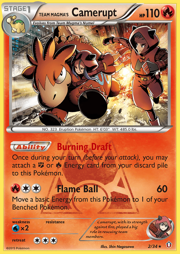 Team Magma's Camerupt, Double Crisis 2