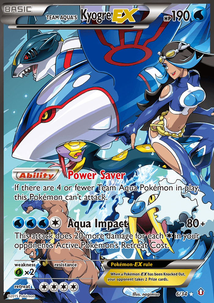 Team Aqua's Kyogre-EX, Double Crisis 6